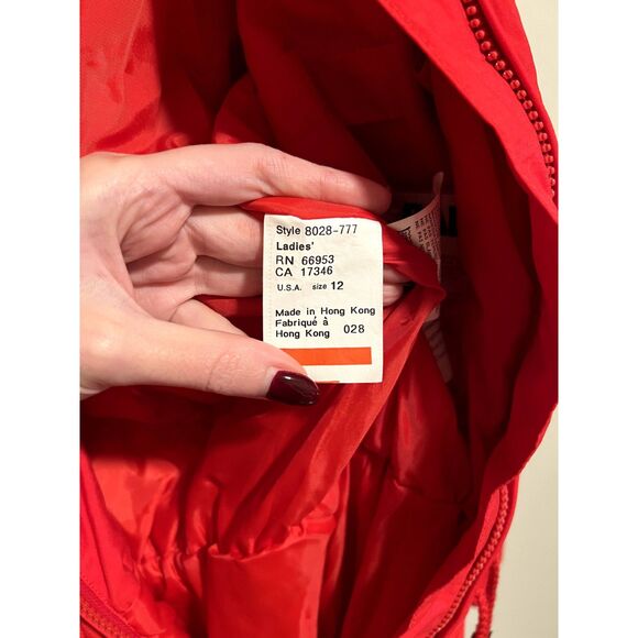 NWT Tyrolia Ski Wear by Head Women's Vintage One Piece Ski Suit Red Size 12 - Picture 6 of 12